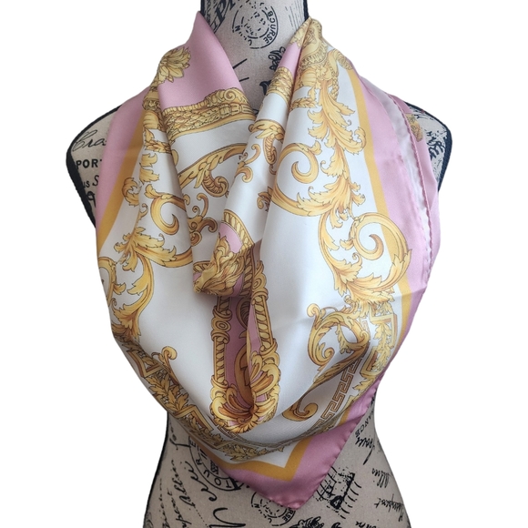 Versace Accessories - NWOT Versace Silk Medusa Scarf